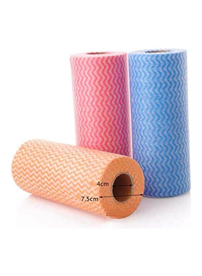 150Pcs/Roll Reusable Cleaning Towels Multicolor 31x14cm