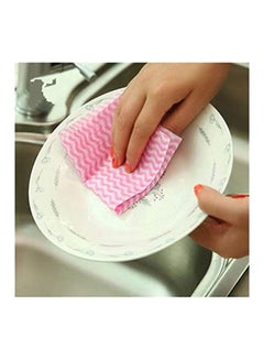 Generic 50Pcs/Roll Disposable Cleaning Towel Paper Towels Pink 26x7cm  - Image 2
