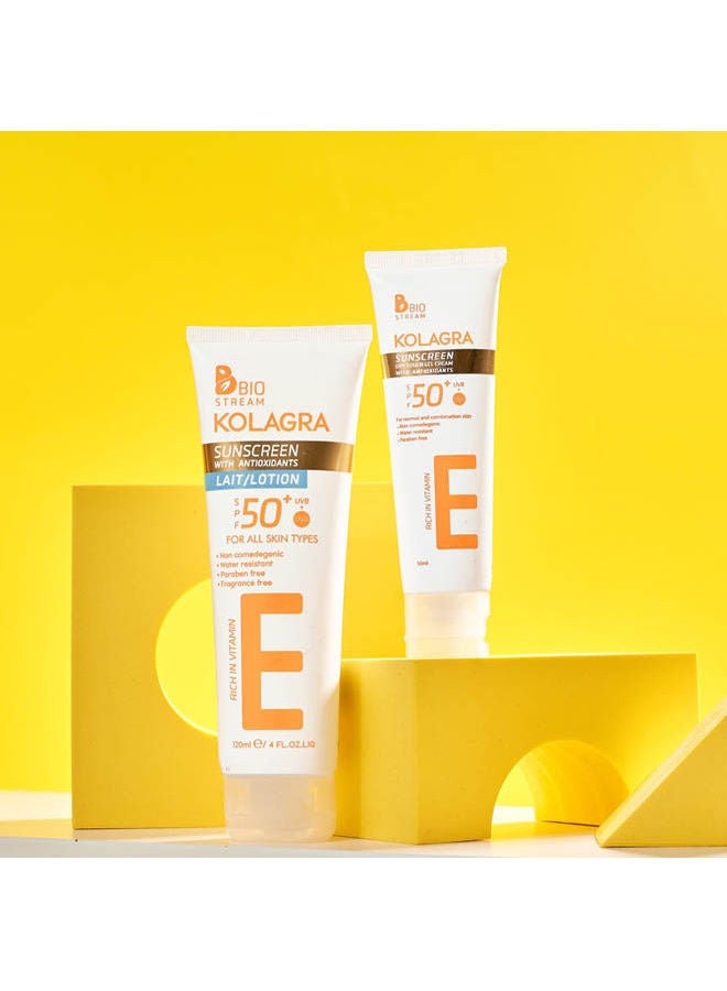 KOLAGRA Kolagra Sun Lotion Spf50+ White 120ml  - Image 2