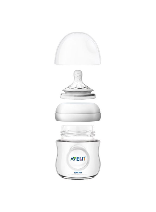 PHILIPS AVENT - Ultra Soft Baby Natural Nipple Feeding Bottle, Ergonomic Shape, Anti-colic 125ml (0-12m) - Image 1