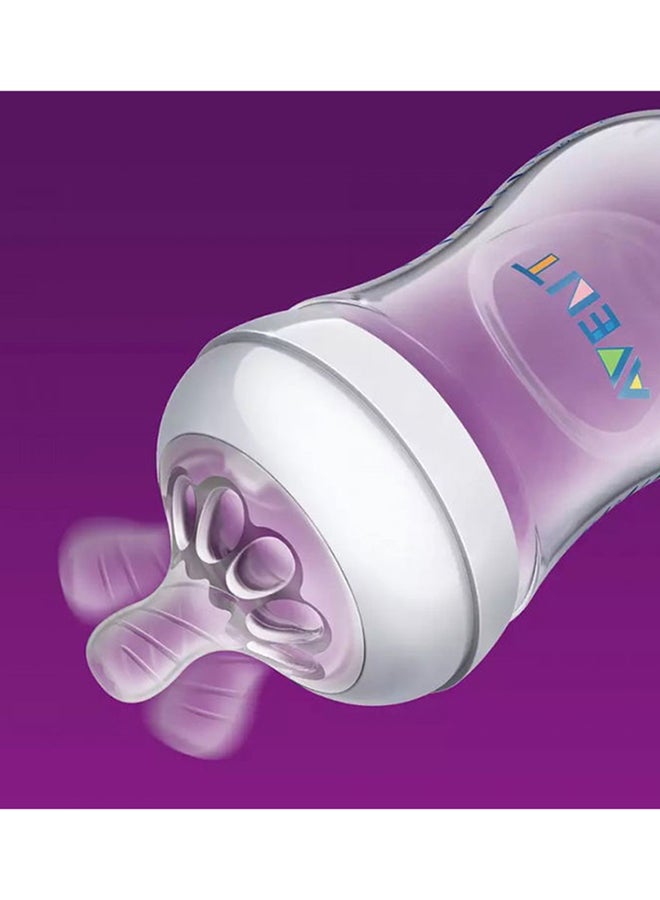 PHILIPS AVENT - Ultra Soft Baby Natural Nipple Feeding Bottle, Ergonomic Shape, Anti-colic 125ml (0-12m) - Image 1