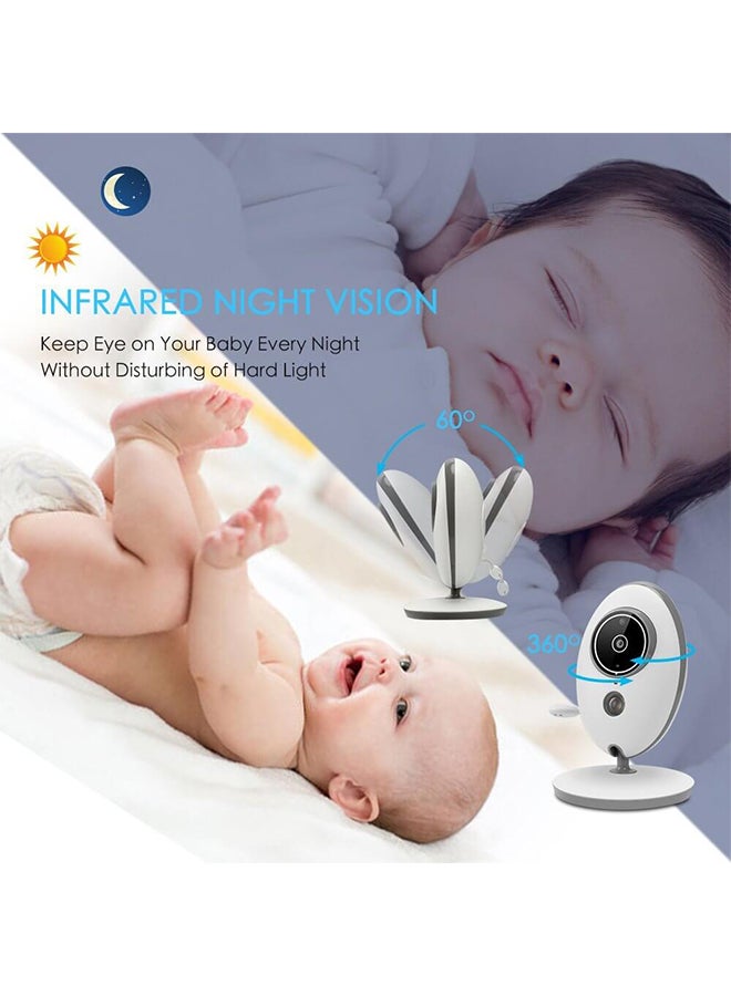 LETING - LCD Temperature Display Night Vision Wireless Baby Video Monitor - Image 1
