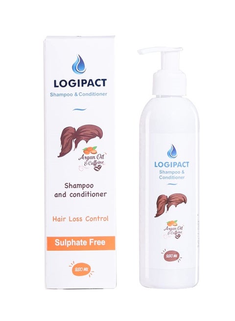 Hair Loss Control  Sulphate Free Shampoo With Argan & Caffiene - White 250ml