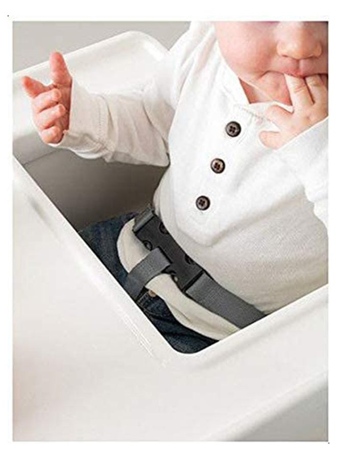Multifunctional Elevated High Chair With Dining Tray And Safety Seat Belt For Children - Image 4
