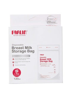 FARLIN Pack Of 20 Disposable Breast Milk Storage Bag  - Image 1