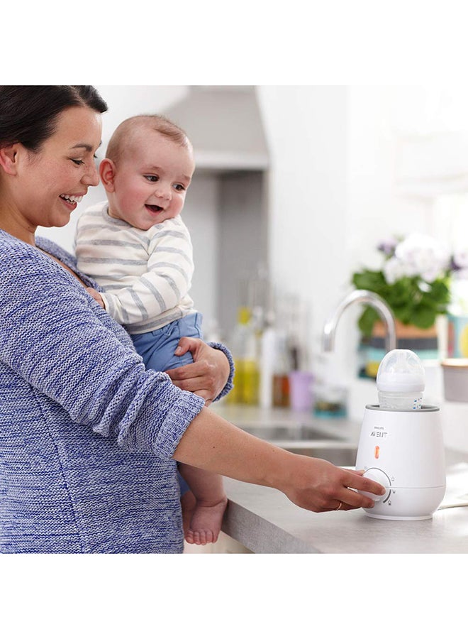 PHILIPS AVENT - Compact Simple Server Feeding Bottle Warmer Dust-Proof For Children - White - Image 1