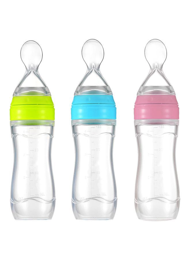 Set Of 3 Feeding Bottle With Spoon For Toddlers - Image 1