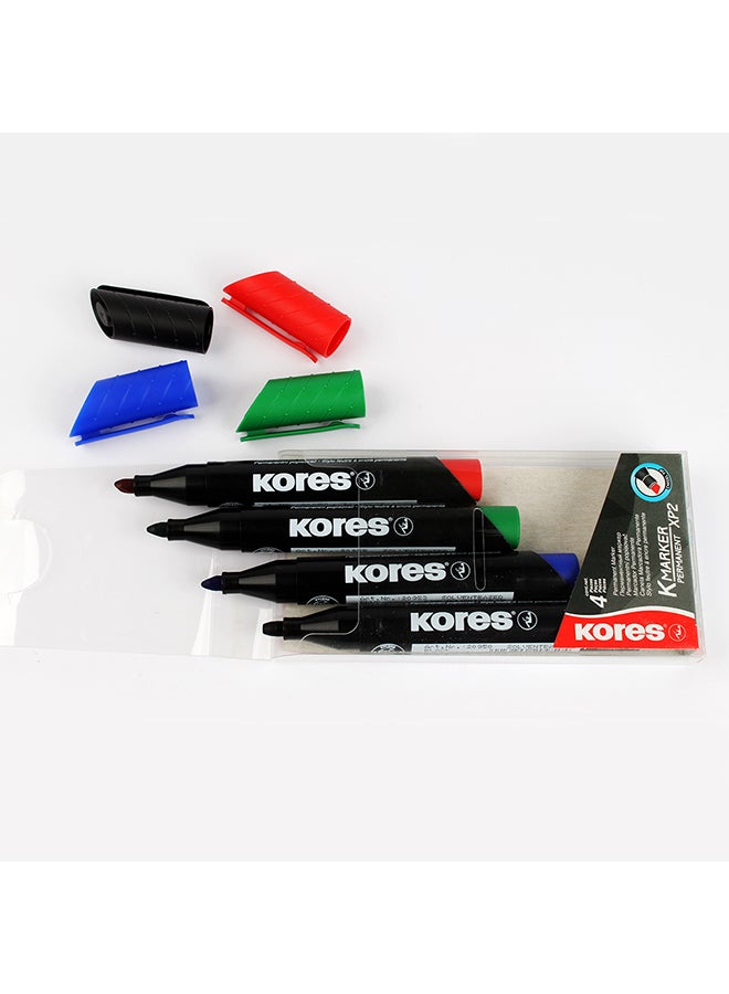 Kores - KORES Marker PRM XP2 chisel 4 COLOR  MIX Nr 20945 Multicolour - Image 1