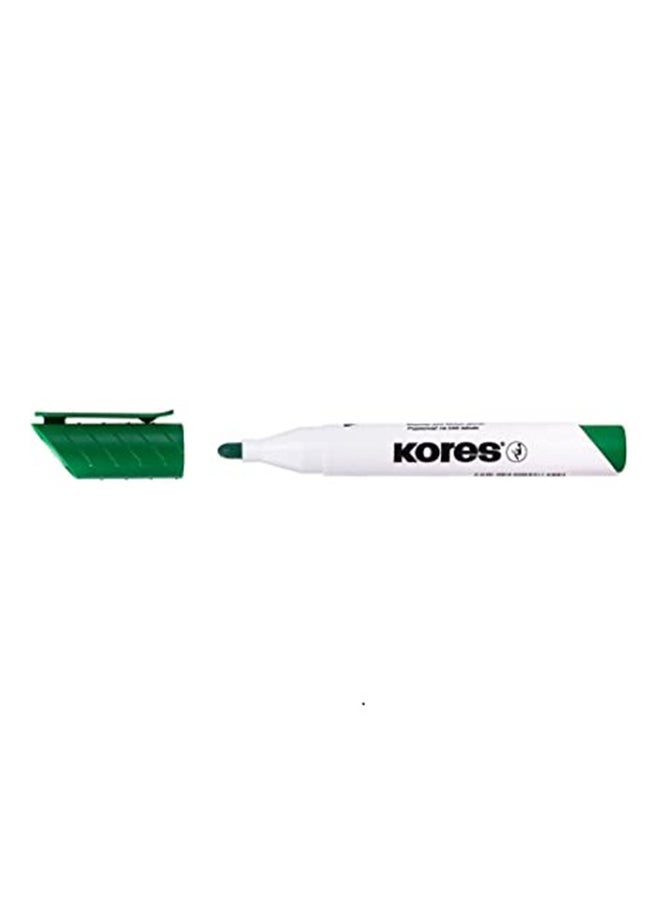 Kores Round Tip Board Marker XW1 No:20835 Green  - Image 3