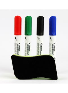 Kores KORES K-MARKER BOARD SET 4 COLORS CHISEL+ eraser board 20865 Multicolour  - Image 5