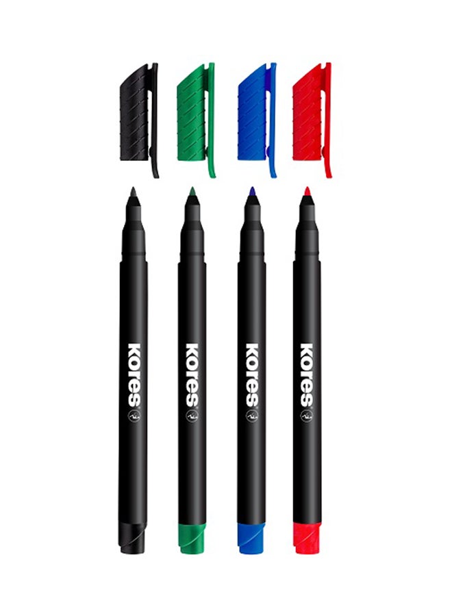 Kores K-Marker Fine M Set 4 Colours No 22140 Multicolour - Image 5