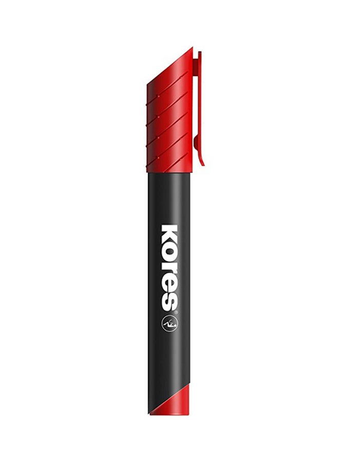 كورس K-Marker Permanent Marker XP1 Round Tip 20937 Red - Image 3