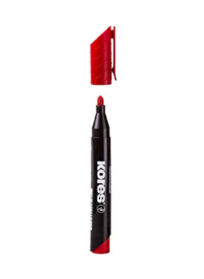 كورس K-Marker Permanent Marker XP1 Round Tip 20937 Red - Image 4