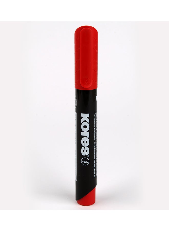 كورس K-Marker Permanent Marker XP1 Round Tip 20937 Red - Image 5