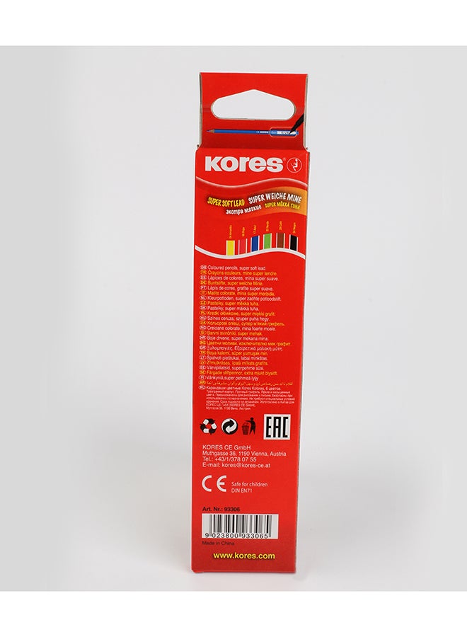 كورس Colores – Color Pencils – 6 Colors Multicolour - Image 3