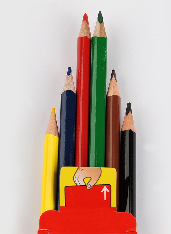 كورس Colores – Color Pencils – 6 Colors Multicolour - Image 4