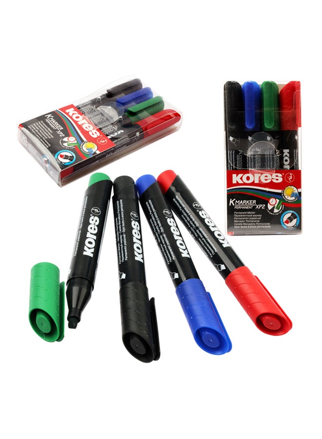 Kores - KORES Marker PRM XP2 chisel 4 COLOR  MIX Nr 20945 Multicolour - Image 1