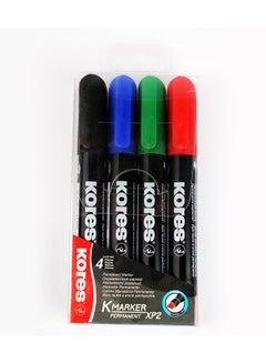 KORES Marker PRM XP2 chisel 4 COLOR  MIX Nr 20945 Multicolour