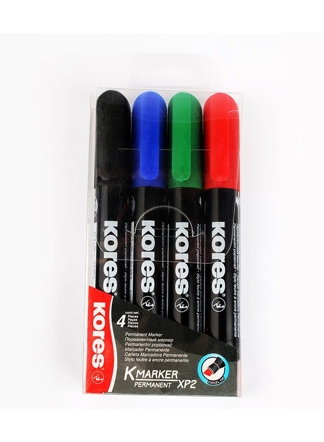 Kores - KORES Marker PRM XP2 chisel 4 COLOR  MIX Nr 20945 Multicolour - Image 1