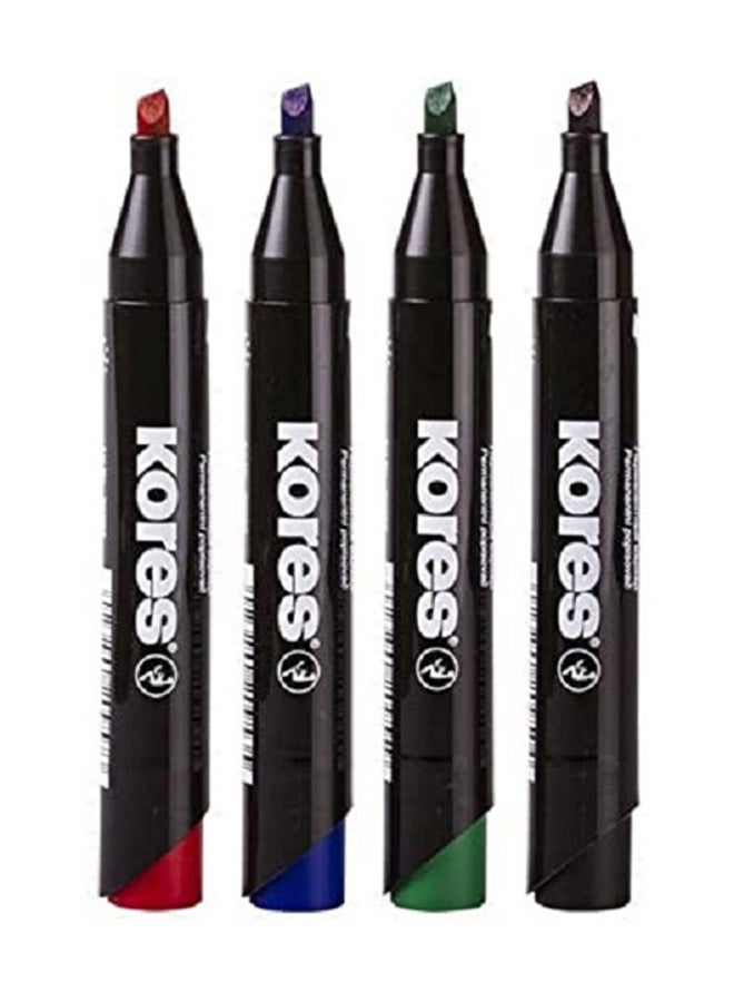 Kores - KORES Marker PRM XP2 chisel 4 COLOR  MIX Nr 20945 Multicolour - Image 1