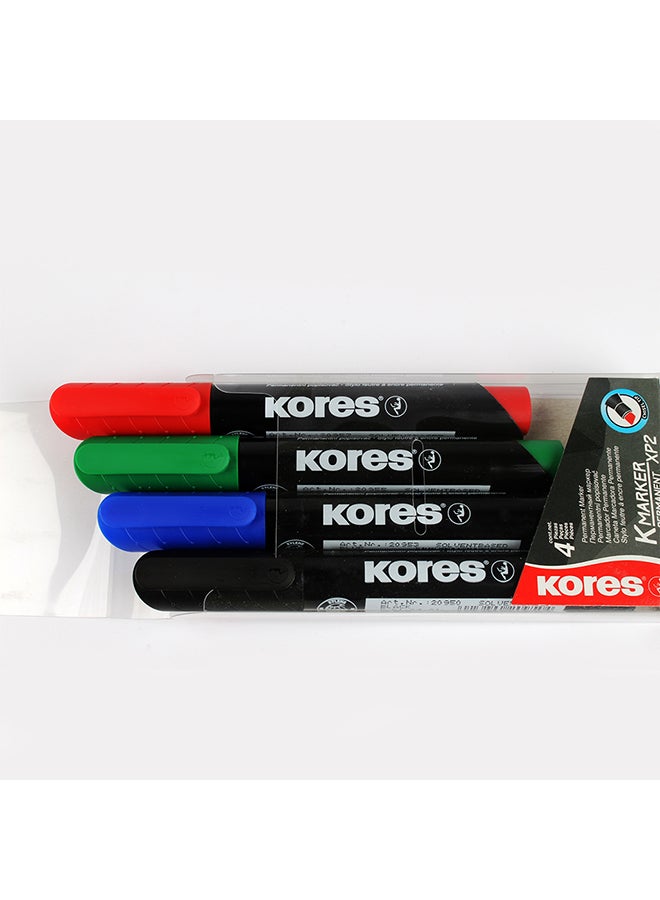 Kores - KORES Marker PRM XP2 chisel 4 COLOR  MIX Nr 20945 Multicolour - Image 1