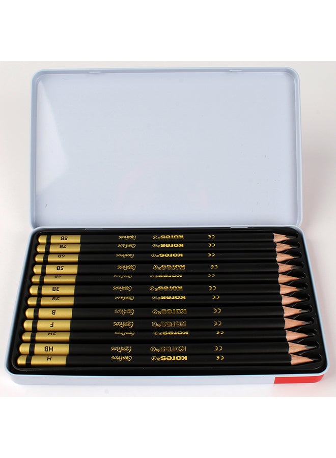 Kores 12 Pieces Graphite Pencil No: 92162 Multicolour - Image 5