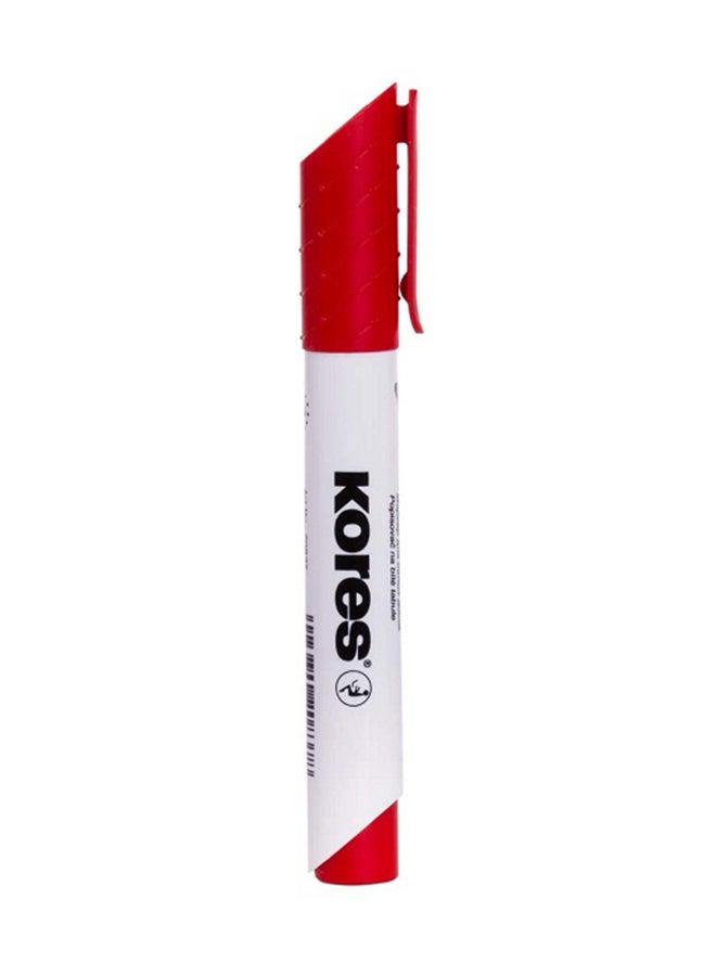 Kores Round Tip Board Marker XW1 No:20835 Red  - Image 2