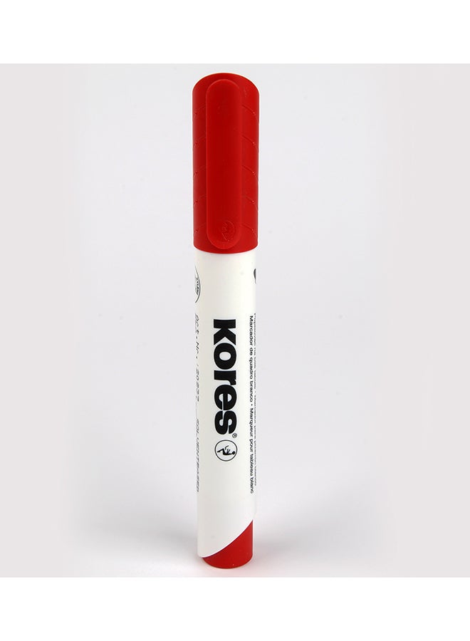 Kores Round Tip Board Marker XW1 No:20835 Red  - Image 3
