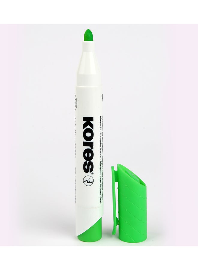 Kores Round Tip Board Marker XW1 No:20831 Light Green - Image 4