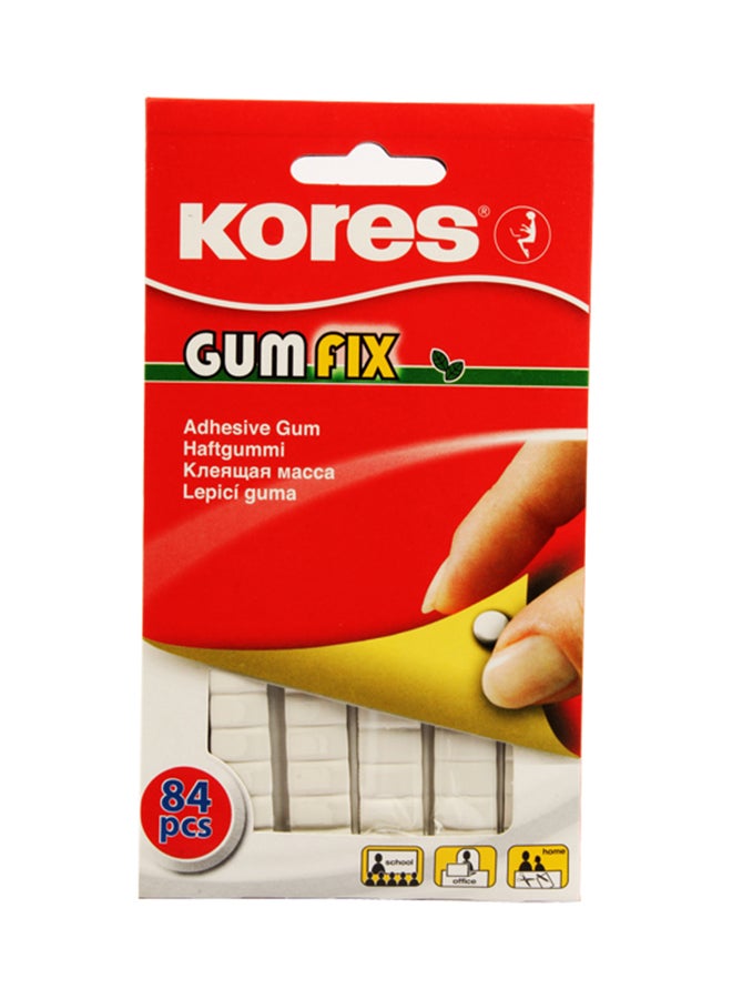 Kores KORES GUMFIX – 50 GM – 84 TACKS – 31600 Red  - Image 1