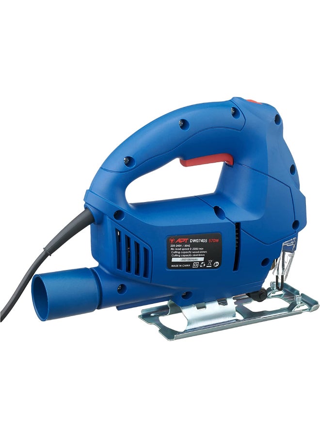 Apt Electric Jig Saw Machine 570 watt Blue/Silver/Black 65cm  - Image 2