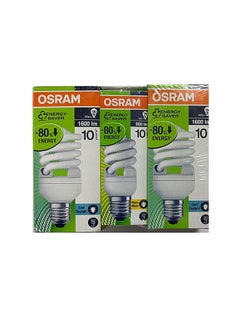 Osram 3-Piece Energy Saving Bulb Set White  - Image 1