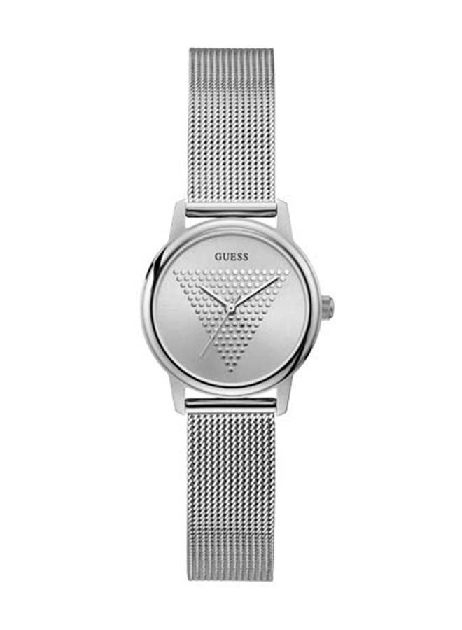 GUESS Women's Textured Stainless Steel/Mesh Bracelet Watch GW0106L1  - Image 1