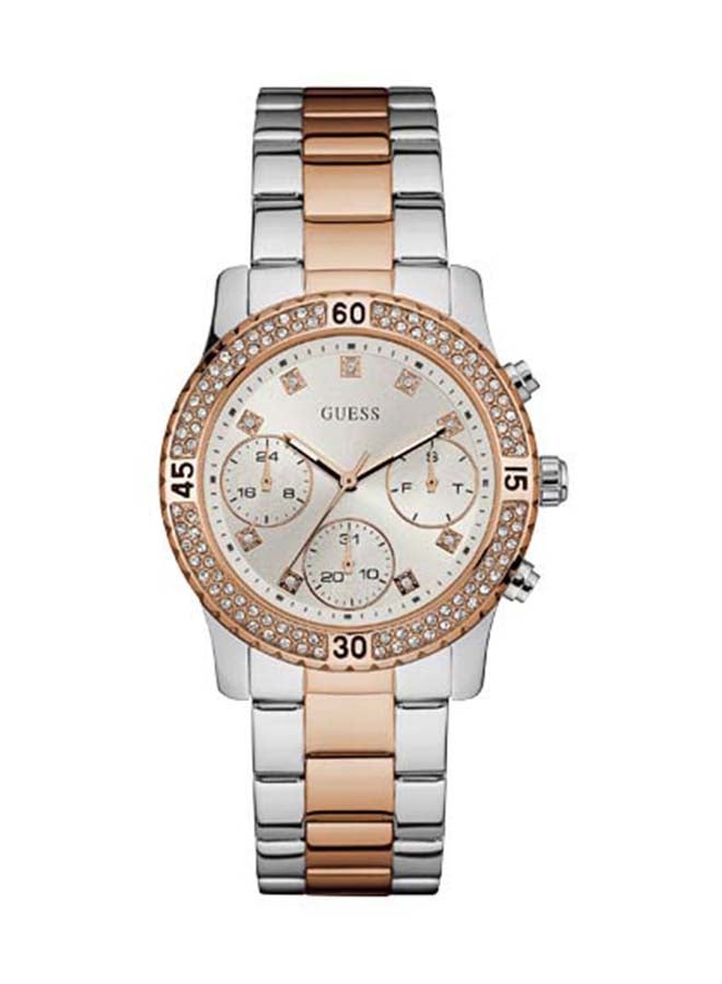 GUESS Women's Polished Stainless Steel Bracelet Watch W0851L3  - Image 1