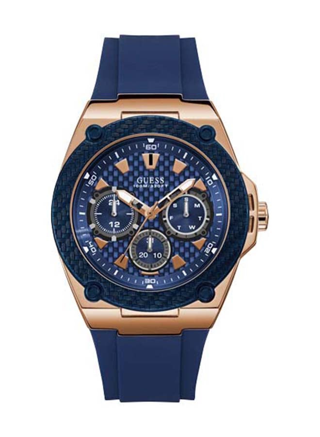 GUESS Men's Smooth Silicone Strap Watch W1049G2  - Image 1