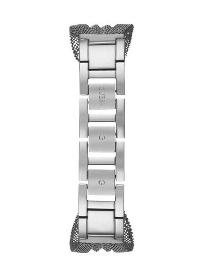 GUESS Women's Polished Stainless Steel/Mesh Bracelet Watch W1083L1  - Image 3