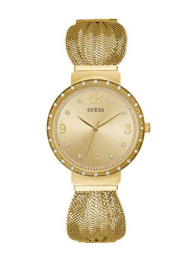 GUESS Women's Polished Stainless Steel/Mesh Bracelet Watch W1083L2  - Image 1