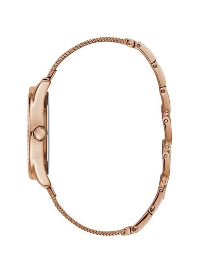 GUESS Women's Polished Stainless Steel/Mesh Bracelet Watch W1142L4  - Image 2
