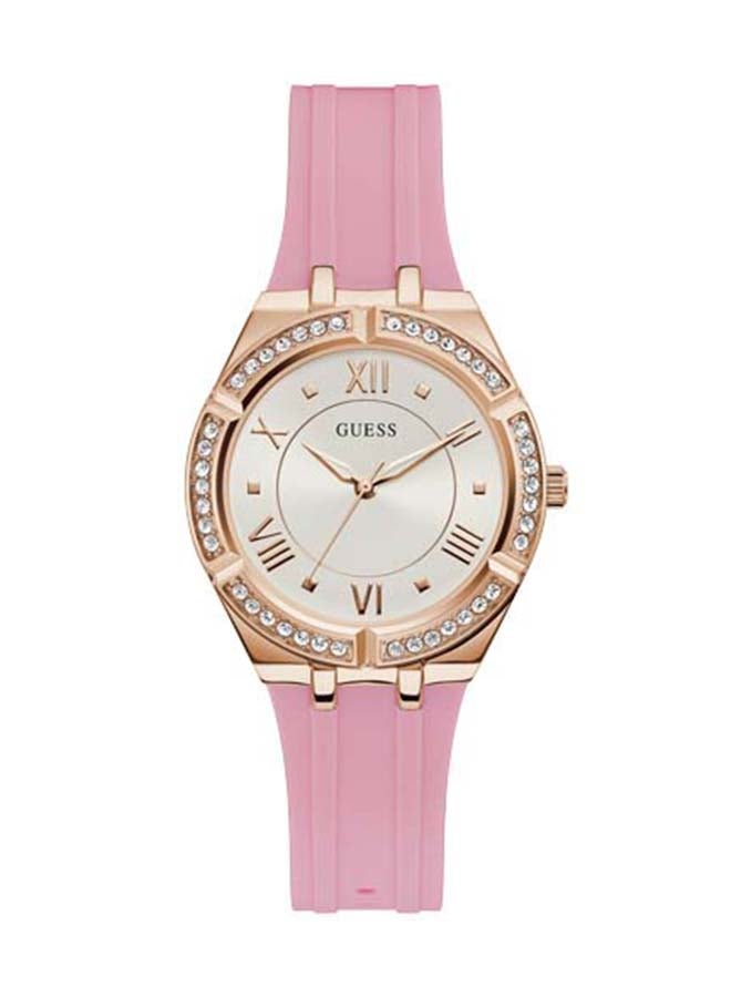 GUESS Women's Smooth Silicone Strap Watch GW0034L3 - Image 1