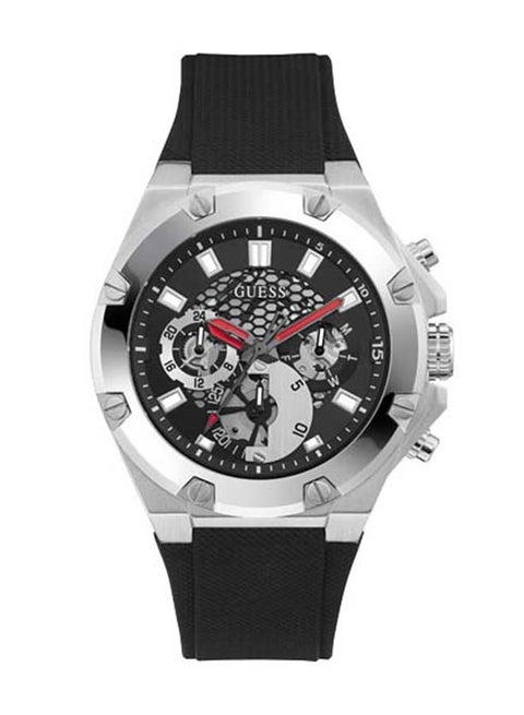 Men's Textured Silicone Strap Watch GW0334G1