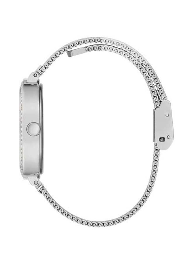 جس ساعة نسائية بسوار شبكي/ستانلس ستيل مصقول GW0354L1 للنساء - Image 2