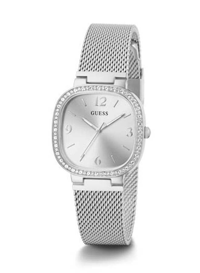 جس ساعة نسائية بسوار شبكي/ستانلس ستيل مصقول GW0354L1 للنساء - Image 4