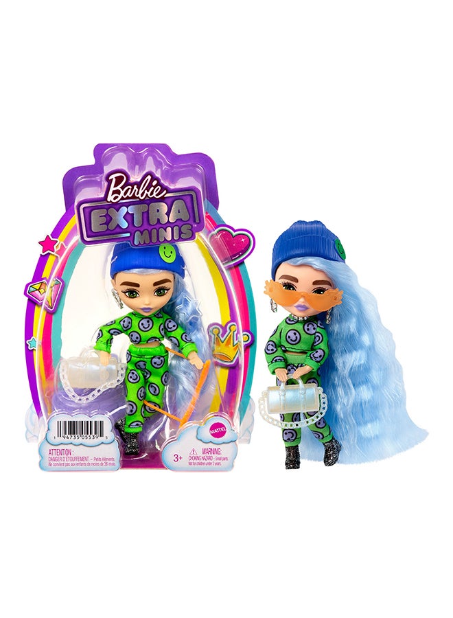Barbie Extra Mini Doll - Icy Blue Hair  - Image 1