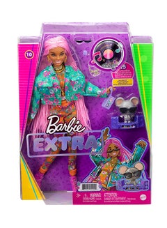 Barbie Extra Doll - Pink Braids  - Image 2