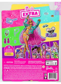 Barbie Extra Doll - Pink Braids  - Image 3