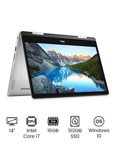 Inspiron 5482 Laptop With 14-Inch Full HD Display, Core i7 Processor/16GB RAM/512GB SSD/2GB NVIDIA Geforce Graphics Card/Windows 10 /International Version English Silver