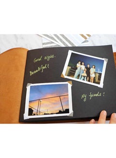FUJIFILM Hand Scrapbook Photo Album Book For Fujifilm Instax Mini 9/70/7s/8/50s/90 Brown  - Image 2