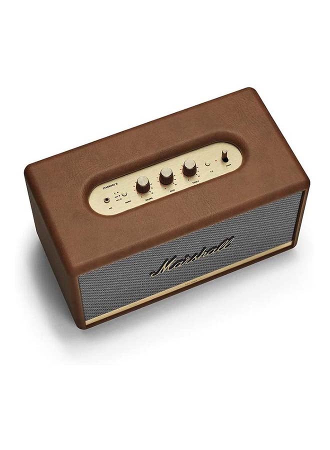 Marshall - Stanmore II Bluetooth Wireless Speaker 80W Brown/Grey - Image 1