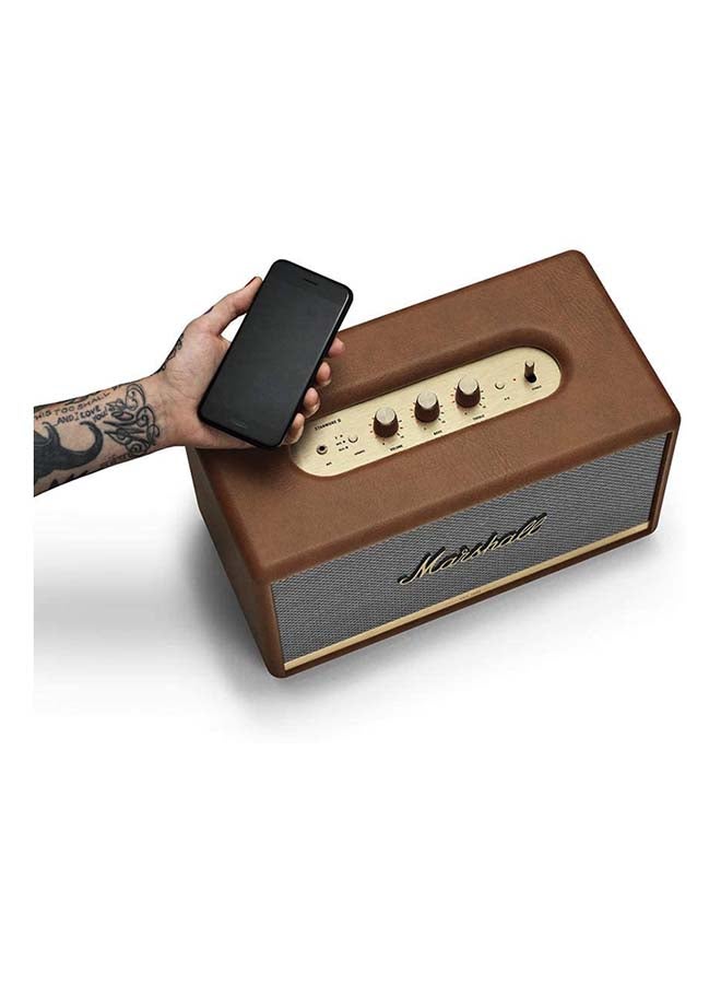 Marshall - Stanmore II Bluetooth Wireless Speaker 80W Brown/Grey - Image 1