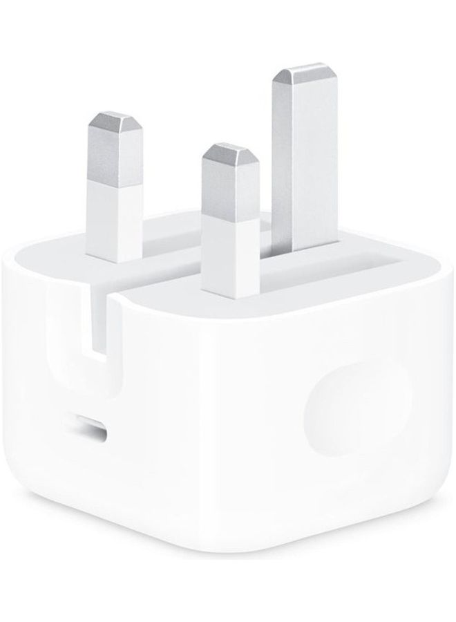 MARGOUN - 20W USB-C Power Adapter Wall Charger with Folding Pins White - Image 1